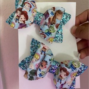 Toy story hair bow